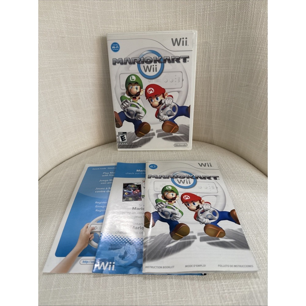 Mario Kart Wii (Nintendo,‎ 2008) Case And Manual Only! Please Read NO GAME
